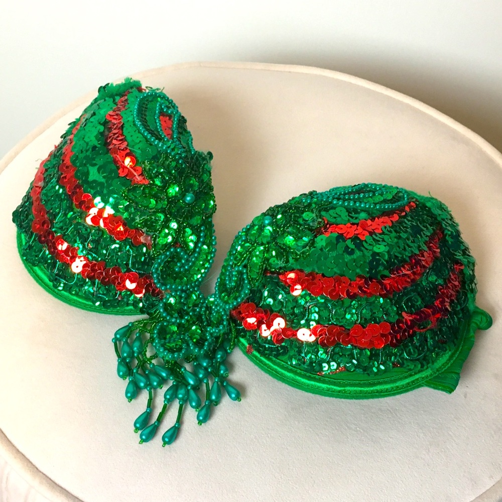 Holiday Burlesque Bra